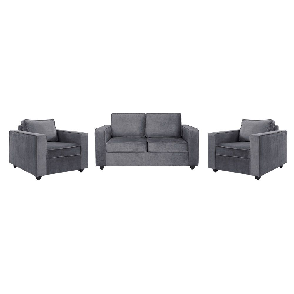 Napper Plus Sofa Set - (2+1+1) Reflection Charcoal Grey